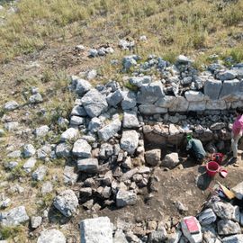 2025. Momento di scavo nell'area del ‘Palazzo’ 3