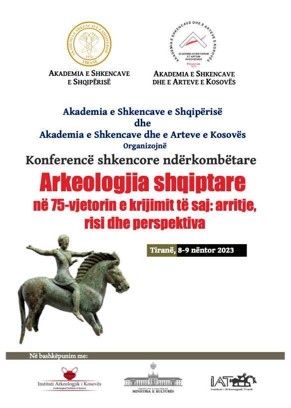 Partecipazione al convegno internazionale “Arkeologjia shqiptare në 75-vjetorin e krijimit të saj: arritje, risi dhe perspektiva”