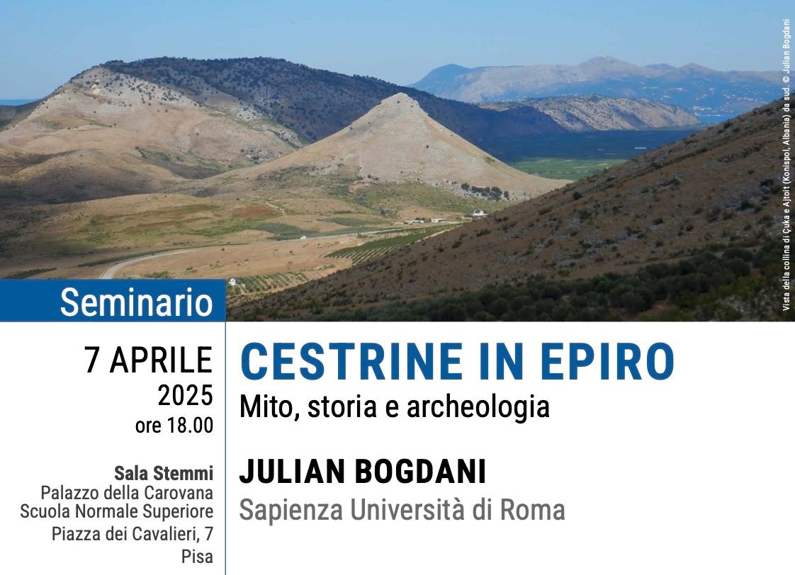 Cestrine in Epiro: seminario presso la Scuola Normale Superiore di Pisa