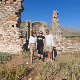 2025. Con Joanita Vroom negli scavi della Basilica