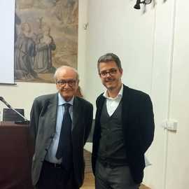 Il prof. Bogdani con l'ambasciatore Bova