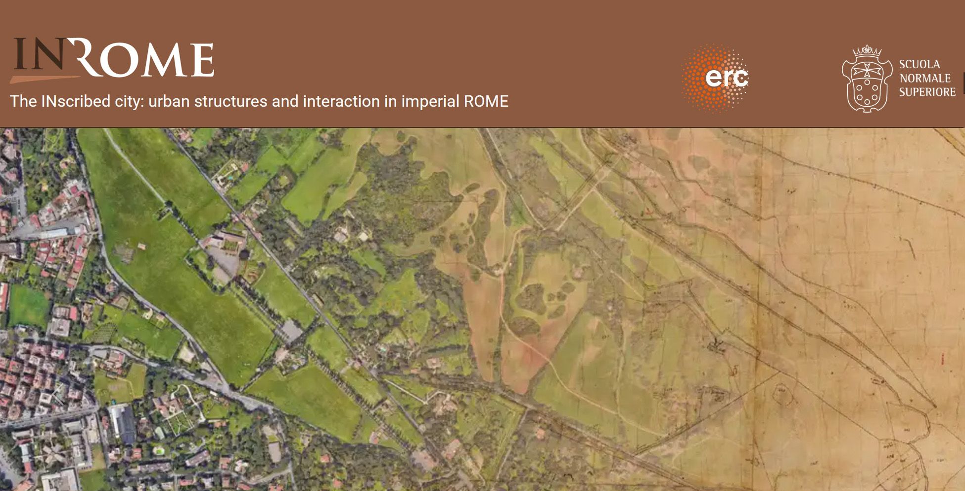 Il sistema informatico di IN-Rome. The INscribed city: urban structures and interaction in imperial ROME