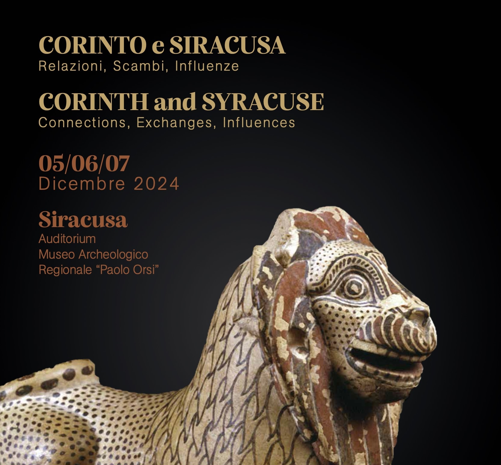 Partecipazione al convegno internazionale “Corinth and Syracuse: Connections, Exchanges, Influences” di null