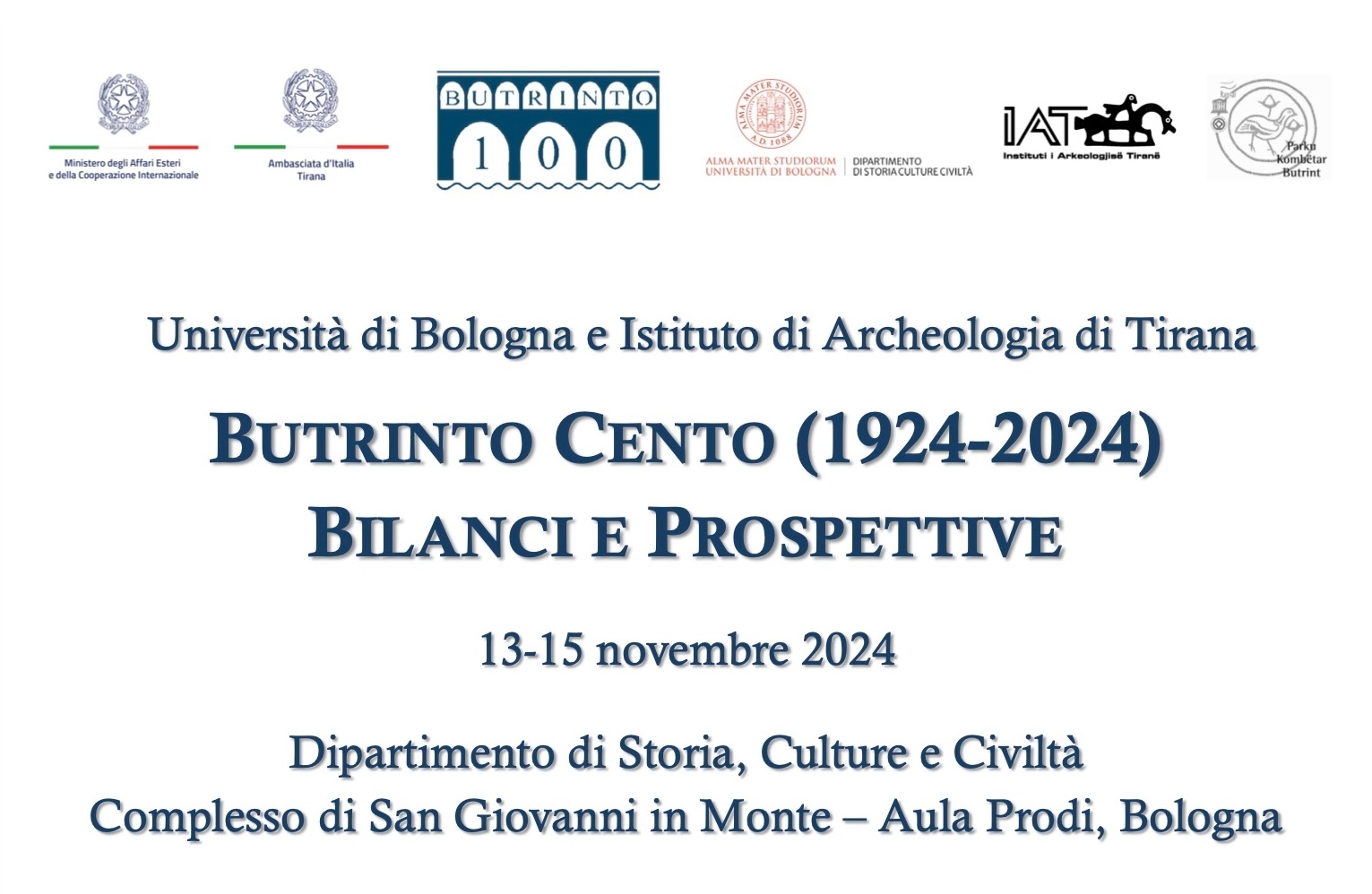 Partecipazione alla conferenza internazionale “Butrinto Cento (1924-2024). Bilanci e prospettive” di null