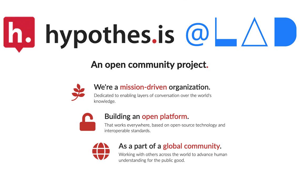 Attivata la possibilità di annotazione collaborativa per il blog del LAD