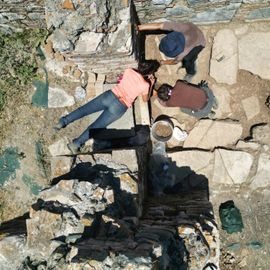 2025. Momento di scavo nell'area della Basilica 1