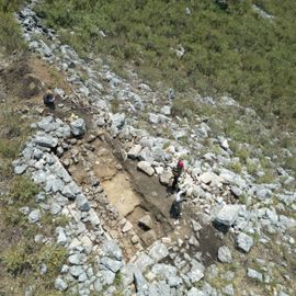 2025. Momento di scavo nell'area del ‘Palazzo’ 2